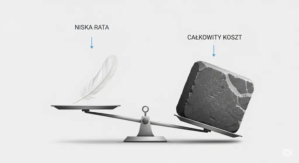 kredyt konsolidacyjny — niska rata kontra całkowity koszt
