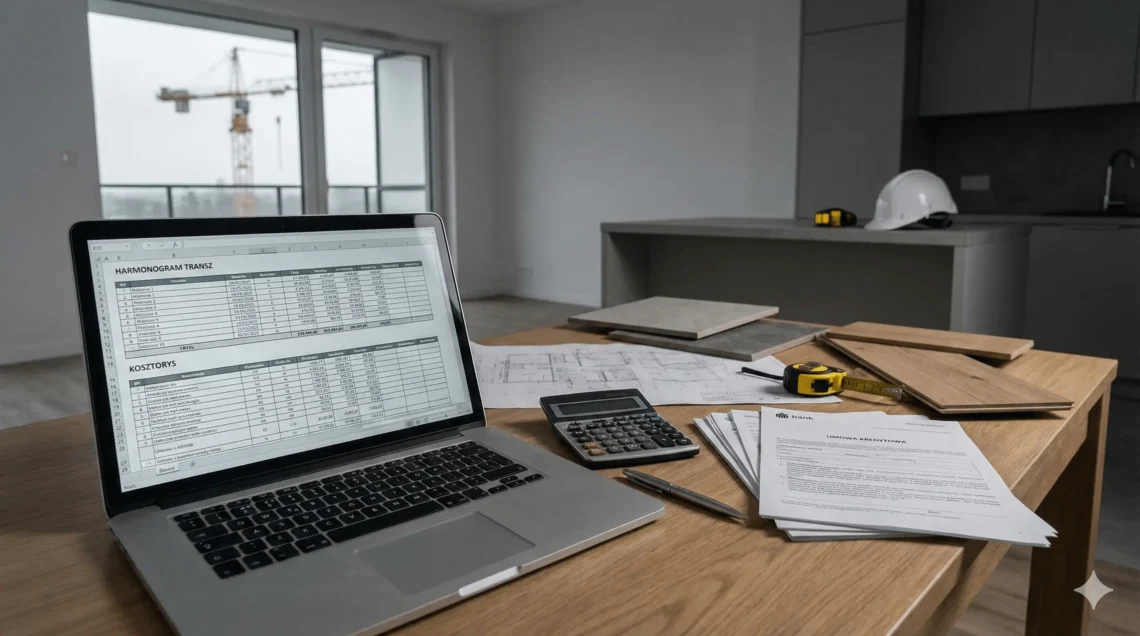 Kredyt hipoteczny na wykończenie mieszkania - jakie faktury, kosztorys i harmonogram akceptują banki?