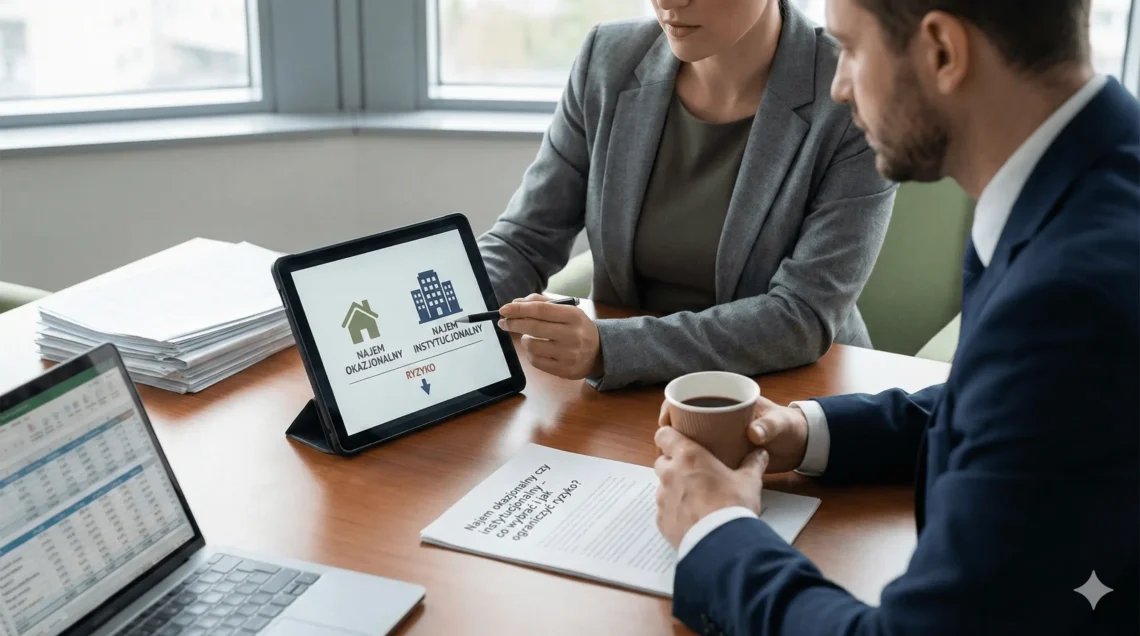 Najem okazjonalny czy instytucjonalny - co wybrać i jak ograniczyć ryzyko?