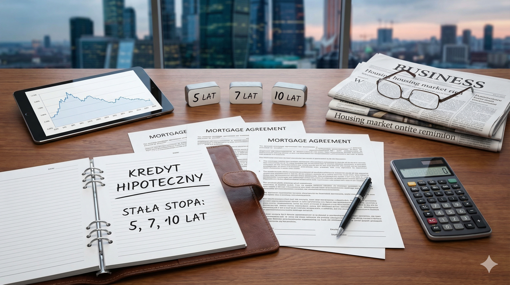 Stała stopa na 5, 7 czy 10 lat - który wariant kredytu hipotecznego ma dziś najwięcej sensu?